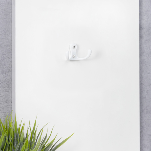 Крючок меб. двухрожковый мет. WP19 белый матовый GRIDLI_4