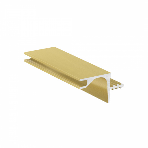Ручка-профиль алюм. врезная для верхней базы 4м ДСП 16, матовое золото AKS_1