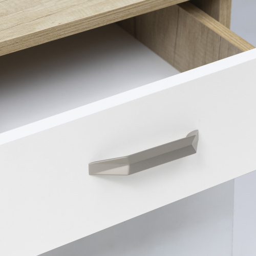 Ручка меб. скоба мет. PRIZMA 128 сатиновый никель, AKS_4