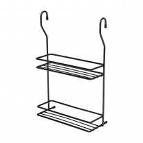 Корзина на трубу d16 двойная малая CWJ116B черный AKS фотография