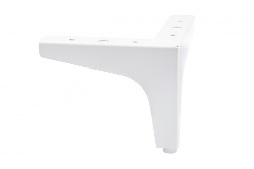 Опора меб. мет. h100 угловая белый AKS_1