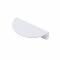 Ручка полукруг белый 64/80 мм фотография