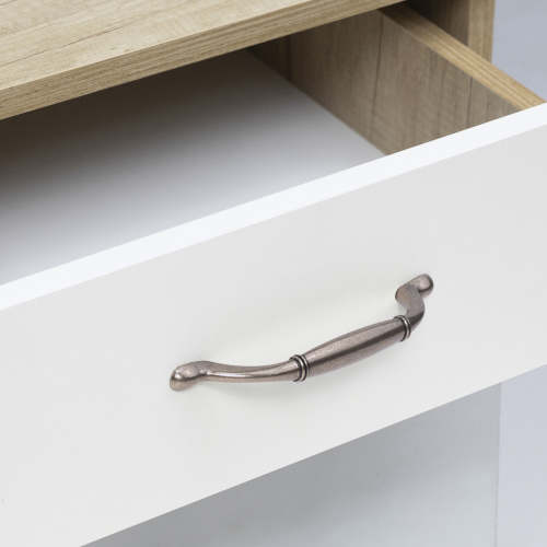 Ручка меб. скоба мет. AVRORA 128 античный никель, AKS_4