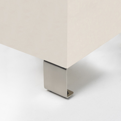 Опора меб. мет. INSIDE h80 инокс AKS_5