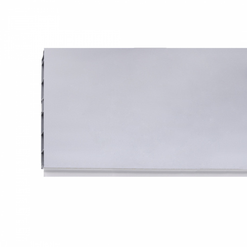 Цоколь мебельный ПВХ h=100, металлик L=4000мм, РБ_1