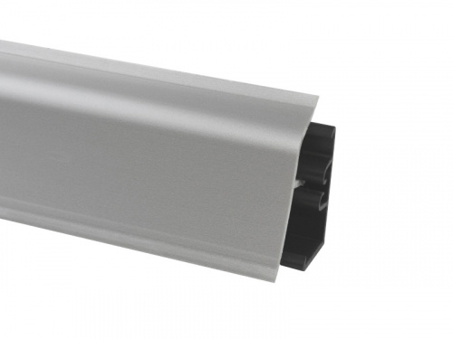 Плинтус ПВХ к столешнику LB38 алюминий (013) РФ (1шт=3м.п.)_1