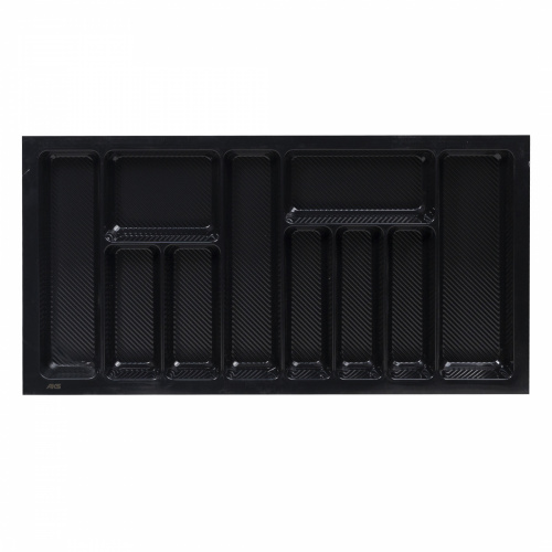 Лоток для столовых приборов 900 LINER 830*430, черный AKS_1