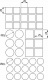Подкладка самоприлипающая фетровая микс (d20, 20 х 20 - 15 штук d25, 25 х 25 - 6 штук) серая Pacific PC 6001 GR_preview_1