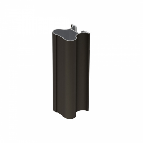 Профиль алюминиевый SENATOR коньяк вертик. закрытый L-5300 мм АЛЮТЕХ_1