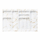 Лоток для столовых приборов 800 MARBLE 735*485, бело-золотой мрамор AKS_preview_1
