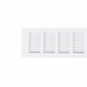 Решетка вентиляционная 600х80мм белая алюминий AKS_preview_1