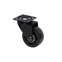 Колесо меб. SHIFT d50 h67 с площадкой, черный AKS фотография