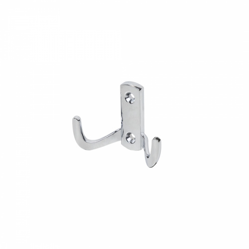 Крючок меб. двухрожковый мет. WP13 хром GRIDLI_1