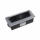 Выдвижной удлинитель Nova USB, 2 розетки, USB A + USB C, алюминий, AKS_preview_1