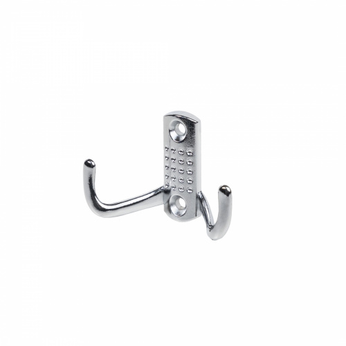 Крючок меб. двухрожковый мет. WP12 хром GRIDLI_1
