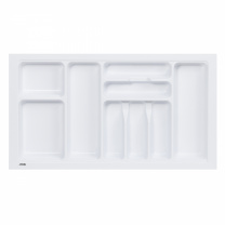 Лоток для столовых приборов 800 BASIC 735*430, белый AKS фотография