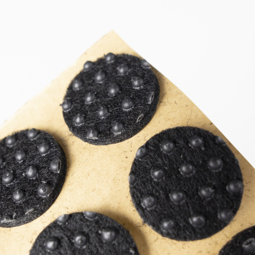 Подкладка самоприлипающая фетровая прорезиненная d20мм (1упак.=28шт), черная, Folmag_4