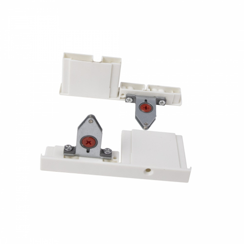 Держатель передней стенки внутреннего ящика H=90 Slimbox AKS белый_1