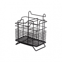 Корзина на трубу d16 для столовых приборов CWJ301 черный AKS фотография