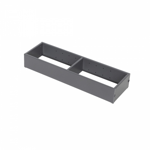Разделитель L550 универсальный металлический Slimbox Evolution (L526*W100*H50) графит_1