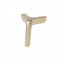 Опора меб. мет. TRIADA h120 угловая матовое золото AKS фотография