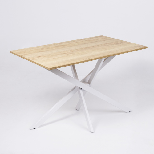 Подстолье WARG h716 под прямоугольную столешницу, белый муар AKS_6