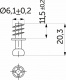 Шток эксцентрика быстрый монтаж 6*11 (уп/0,2тыс.шт) AKS_preview_1