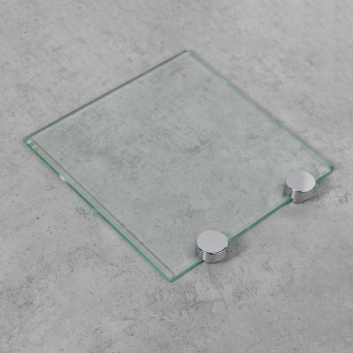 Крепление для стекла мет. АК045 хром (1 упак. = 4 шт.) AKS_3