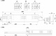 Направляющая скрытого монтажа L-300 с доводчиком ДСП до16mm с замками AKS 2D полное выдвижение_preview_1