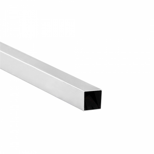 Труба квадр. L-3000 25*25 (1,4кг/1,0мм) QUADRO, хром AKS_1