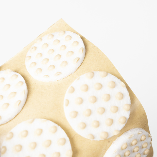 Подкладка самоприлипающая фетровая прорезиненная d25мм (1упак.=18шт), белая, Folmag_4