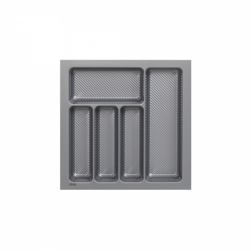 Лоток для столовых приборов 500 LINER 435*430, серый AKS_1