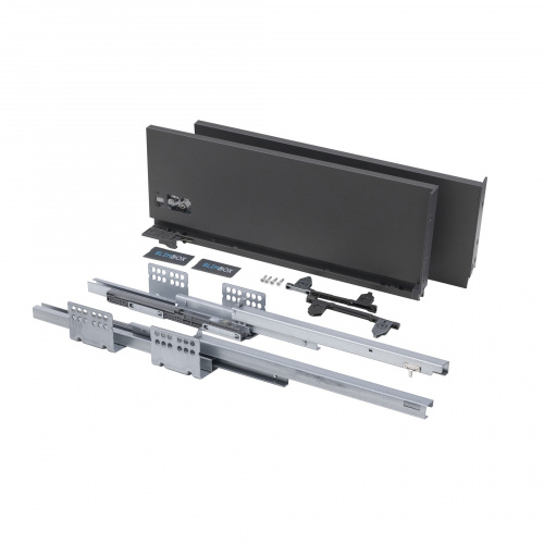 Система ящиков Slimbox AKS L-400 H=175 графит SOFT CLOSE ДСП 16мм_3
