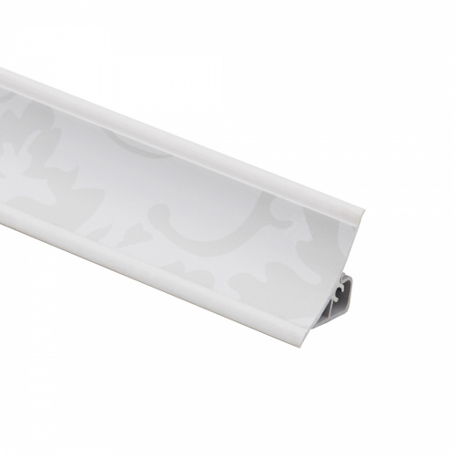 Плинтус ПВХ к столешнику LР арабеска белая (125) EL-MECH-PLAST (1шт=3м.п.)_1