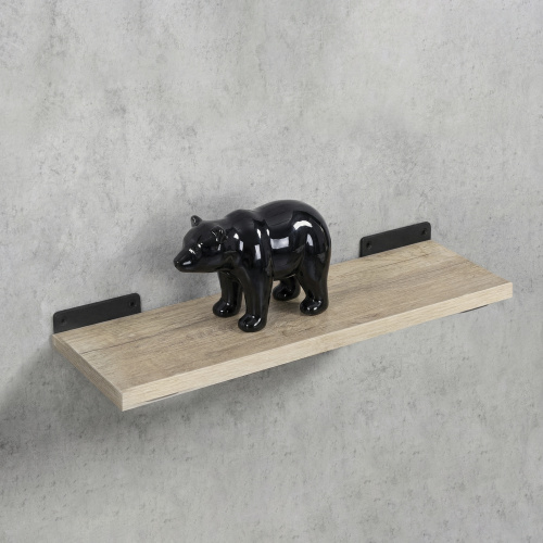 Полкодержатель мет. MAST 250*100*40*5 черный AKS_5