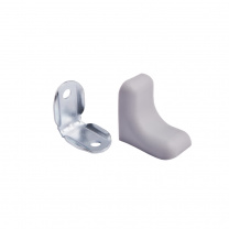 Уголок с металлической основой и пластиковой крышкой серый 02 (уп/10 шт) LUNA фотография