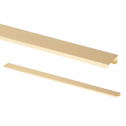 Ручка меб. накладная алюм. INSIDE 3000 брашированное золото блеск, AKS_1