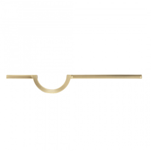 Ручка меб. скоба мет. ELEGANCA 256, брашированное золото, AKS_3