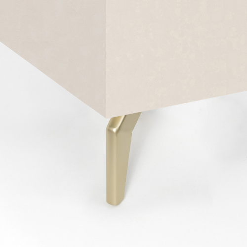 Опора меб. мет. BONDA h150 матовое золото AKS_5