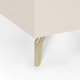 Опора меб. мет. BONDA h150 матовое золото AKS_preview_1