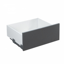 Система ящиков Slimbox Evolution L-400 H=167 белый PUSH TO OPEN ДСП16мм фотография