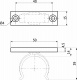 Планка пластиковая для ДСП, черный (к клипсе 88 215) AKS_preview_1