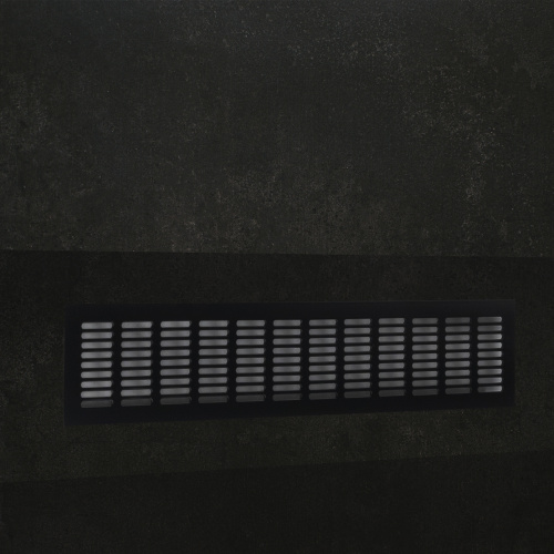 Решетка вентиляционная 480х80мм черная алюминий AKS_3