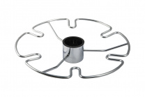 Корзина на трубу d50 для бокалов (тип 2), хром AKS Корзина на трубу d50 для бокалов (тип 2), хром AKS