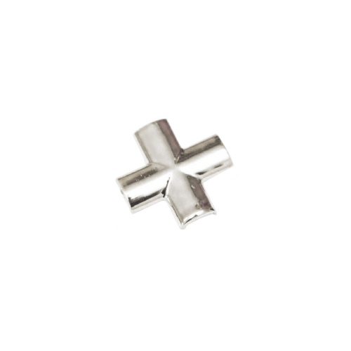 Соединитель-крестик к декору Z-22, серебро, РП_1