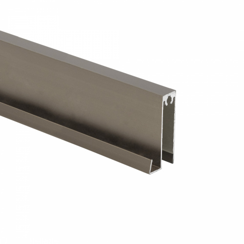 Профиль алюминиевый SENATOR шампань горизонт нижн. L-6000 мм АЛЮТЕХ для узкой сис-мы_1