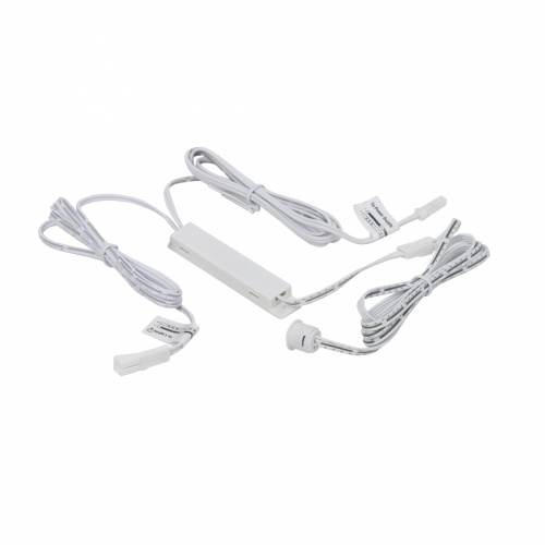 Выключатель бесконтактный на движение (PIR), врезной/накладной, 12/24V, 60W/100W, белый, AKS_1