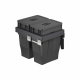 Выдвижные мусорные контейнеры 450 GEO X h600 (2*30LT), графит AKS_preview_1