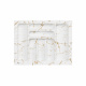 Лоток для столовых приборов 600 MARBLE 540*430, бело-золотой мрамор AKS_preview_1
