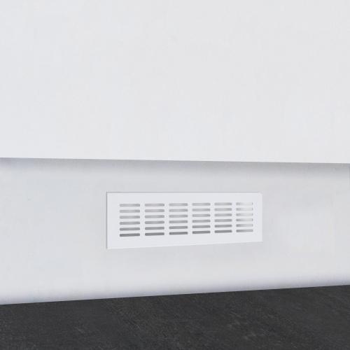 Решетка вентиляционная 250х60мм белая алюминий AKS_4